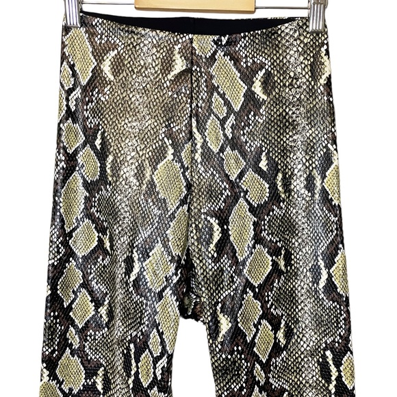 Commando Faux Leather Animal Print Bodysuit - Crocodile Texture, Sleeveless, Snap Closure Gusset - View #13